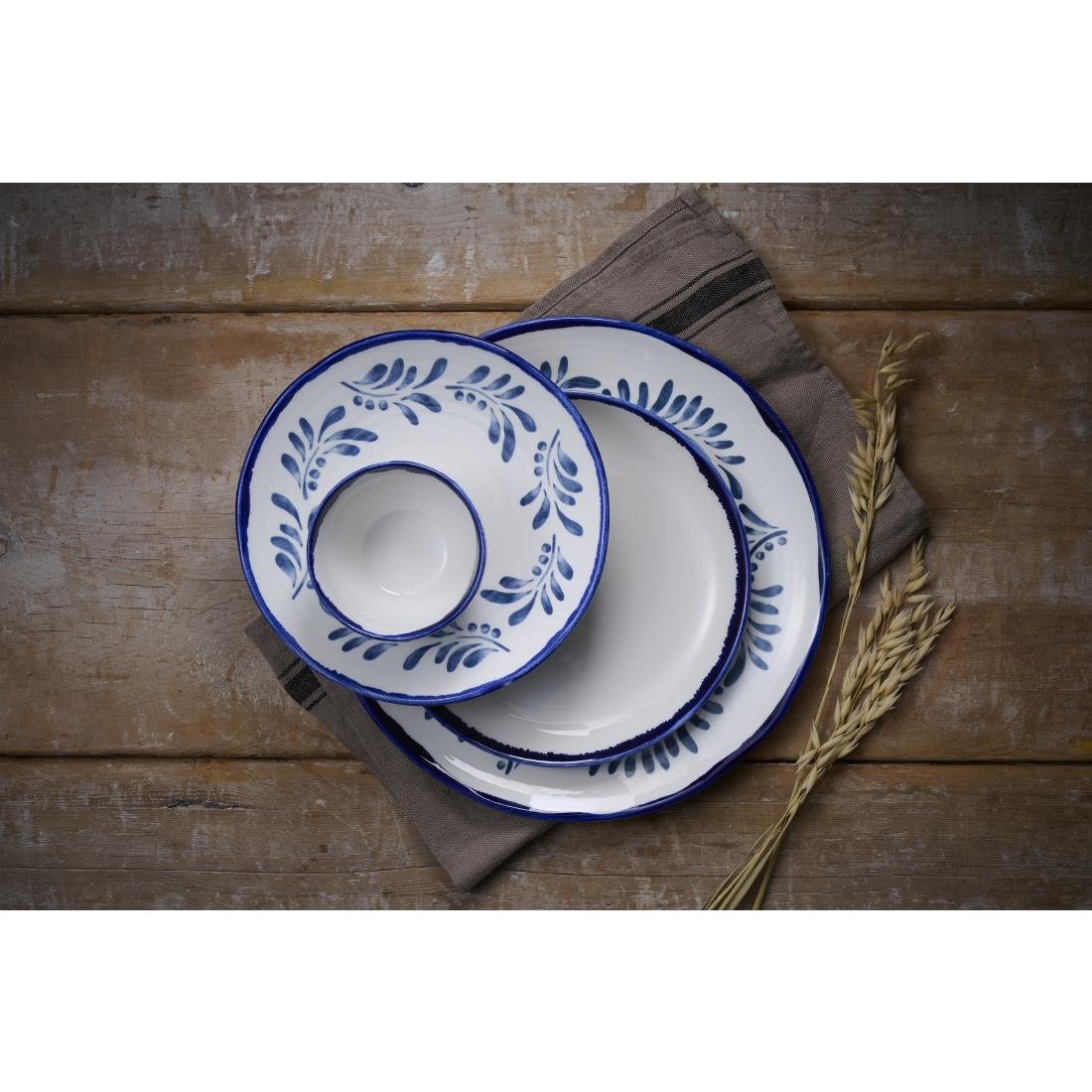 Dudson Harvest Mediterranean Organic Coupe Plates 11.4 inch (12 Pack)