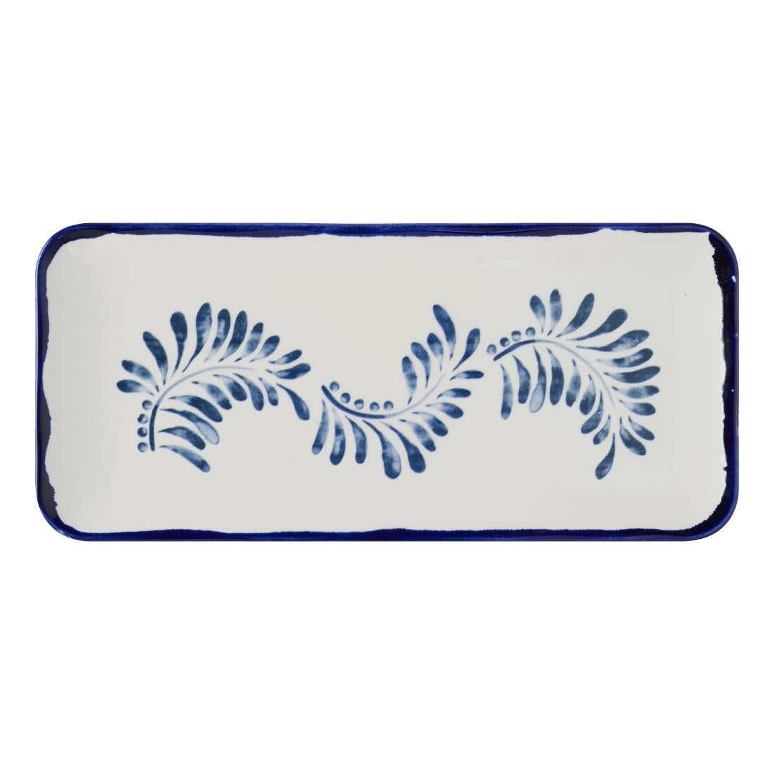 Dudson Harvest Mediterranean Organic Coupe Rect Platter 13 3/4X6 1/4 inch (6 Pack)