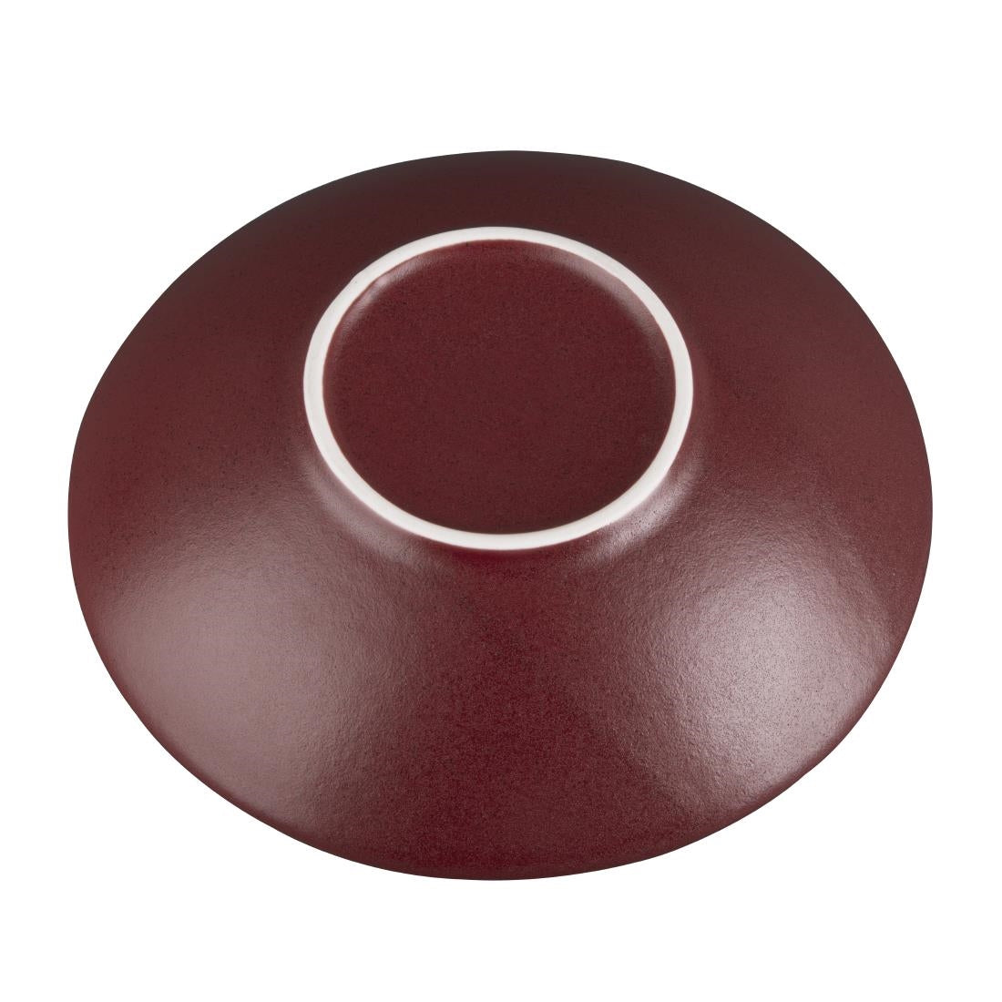 Olympia Build-a-Bowls Flat Bowls Red 195mm (6 Pack)
