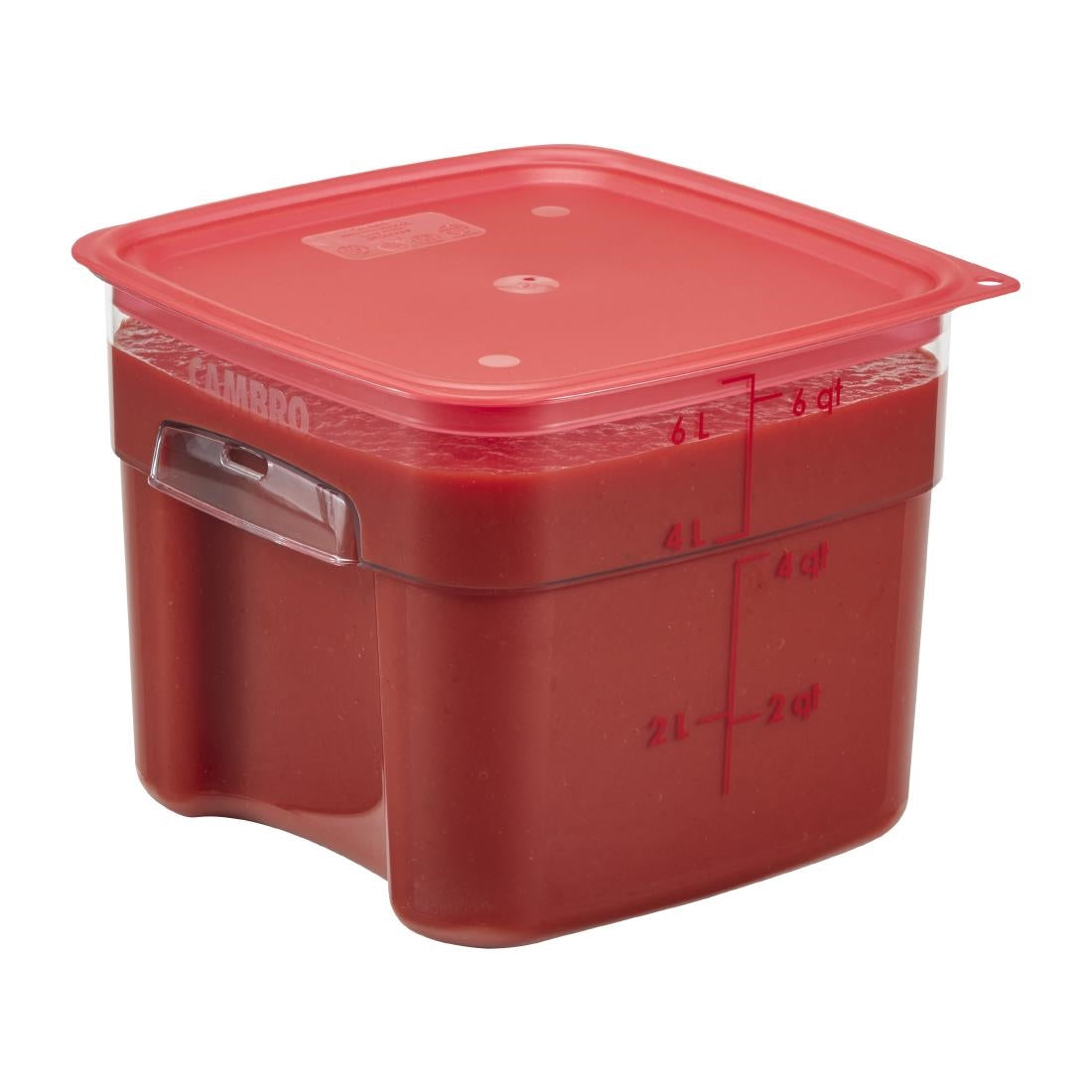 Cambro FreshPro Red Cover 220x220mm