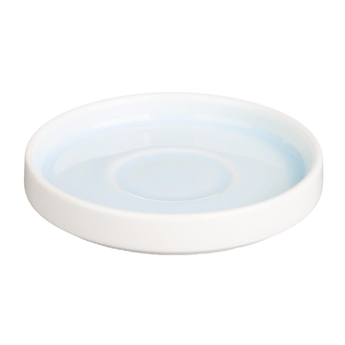 Olympia Fondant Saucers Aqua 115mm (6 Pack)