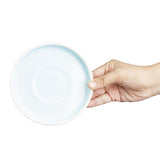 Olympia Fondant Saucers Aqua 136mm (6 Pack)