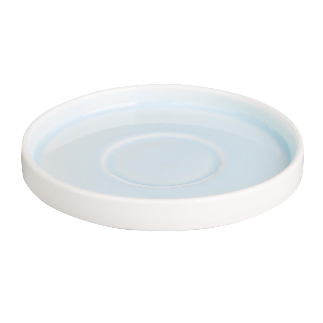 Olympia Fondant Saucers Aqua 155mm (6 Pack)