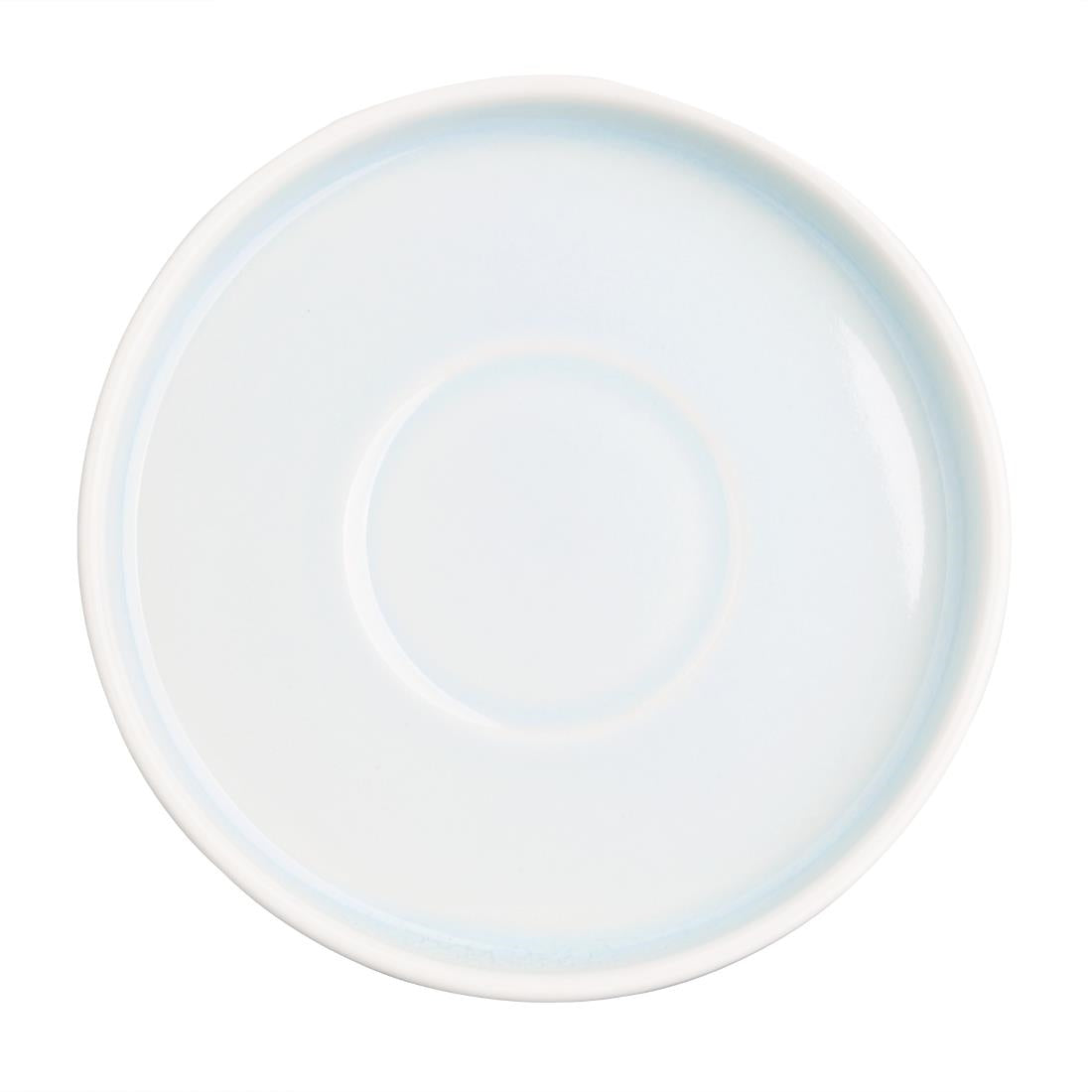 Olympia Fondant Saucers Aqua 155mm (6 Pack)