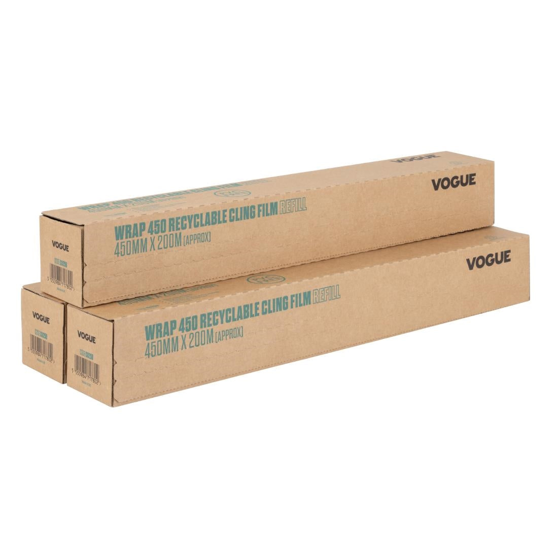 Vogue Wrap450 Eco Cling Film Refill 450mm x 200m (3 Pack)