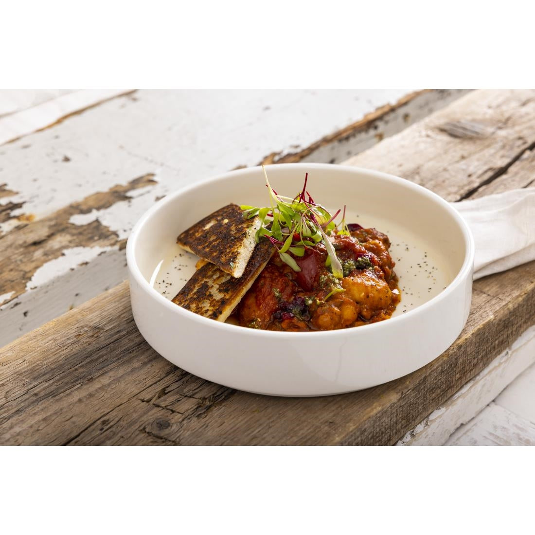 Olympia Fondant Stacking Bowls Lemon 215mm (4 Pack)