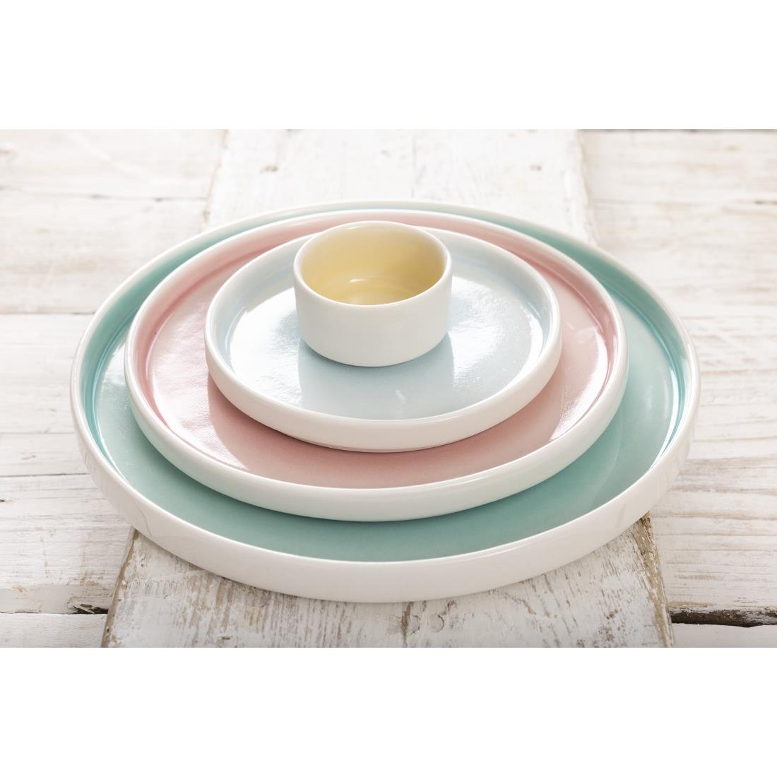 Olympia Fondant Plates Mint 270mm (4 Pack)