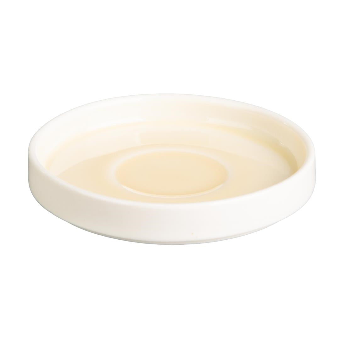 Olympia Fondant Saucers Lemon 115mm (6 Pack)