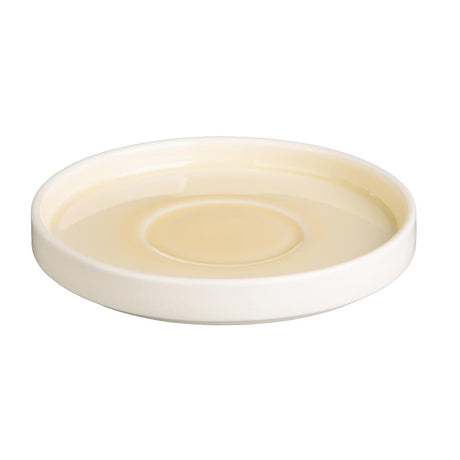 Olympia Fondant Saucers Lemon 155mm (6 Pack)