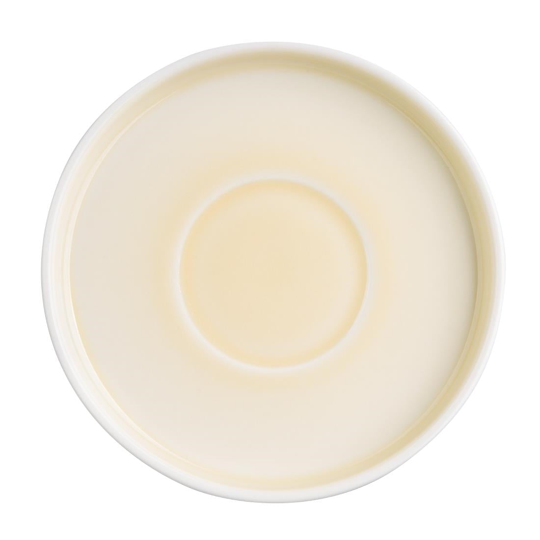 Olympia Fondant Saucers Lemon 155mm (6 Pack)