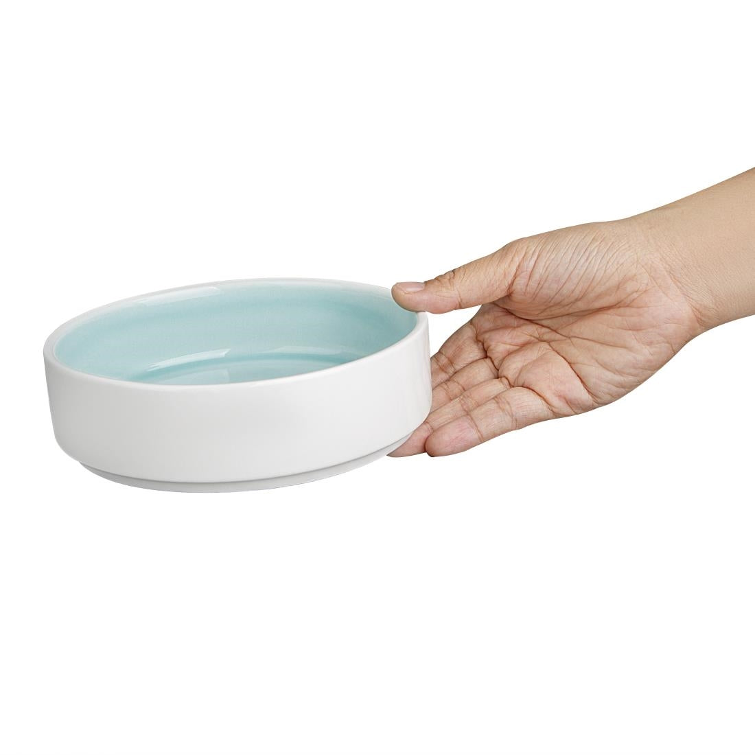 Olympia Fondant Stacking Bowls Mint 152mm (6 Pack)