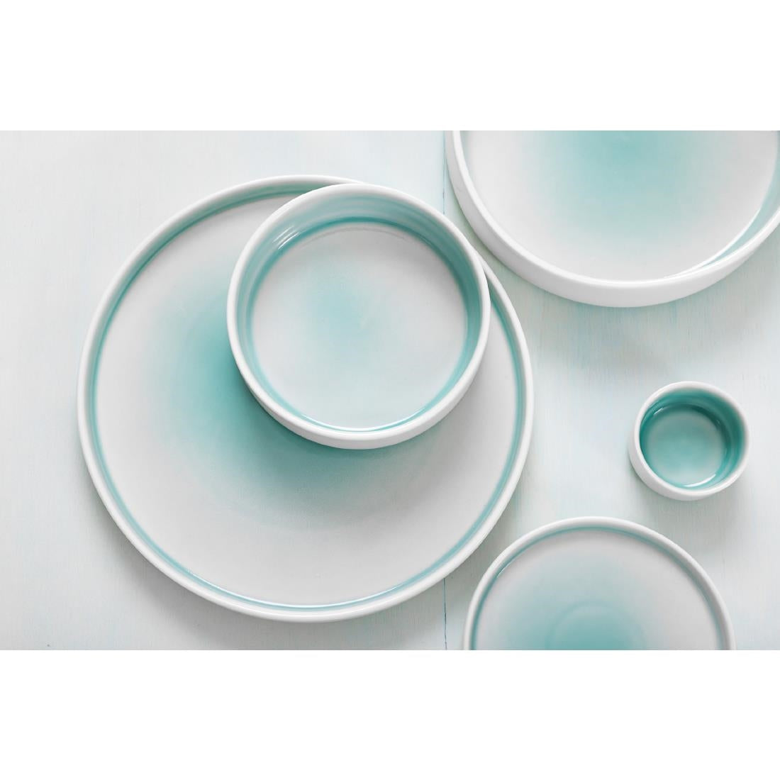 Olympia Fondant Plates Mint 156mm (6 Pack)