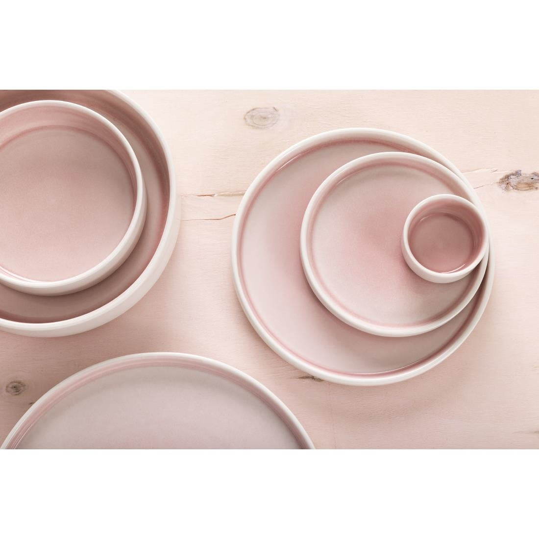 Olympia Fondant Plates Pink 156mm (6 Pack)