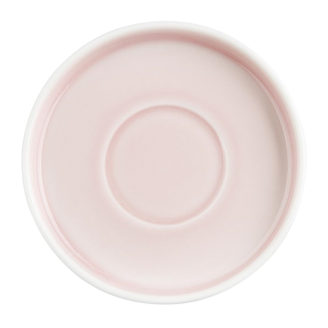 Olympia Fondant Saucers Pink 136mm (6 Pack)