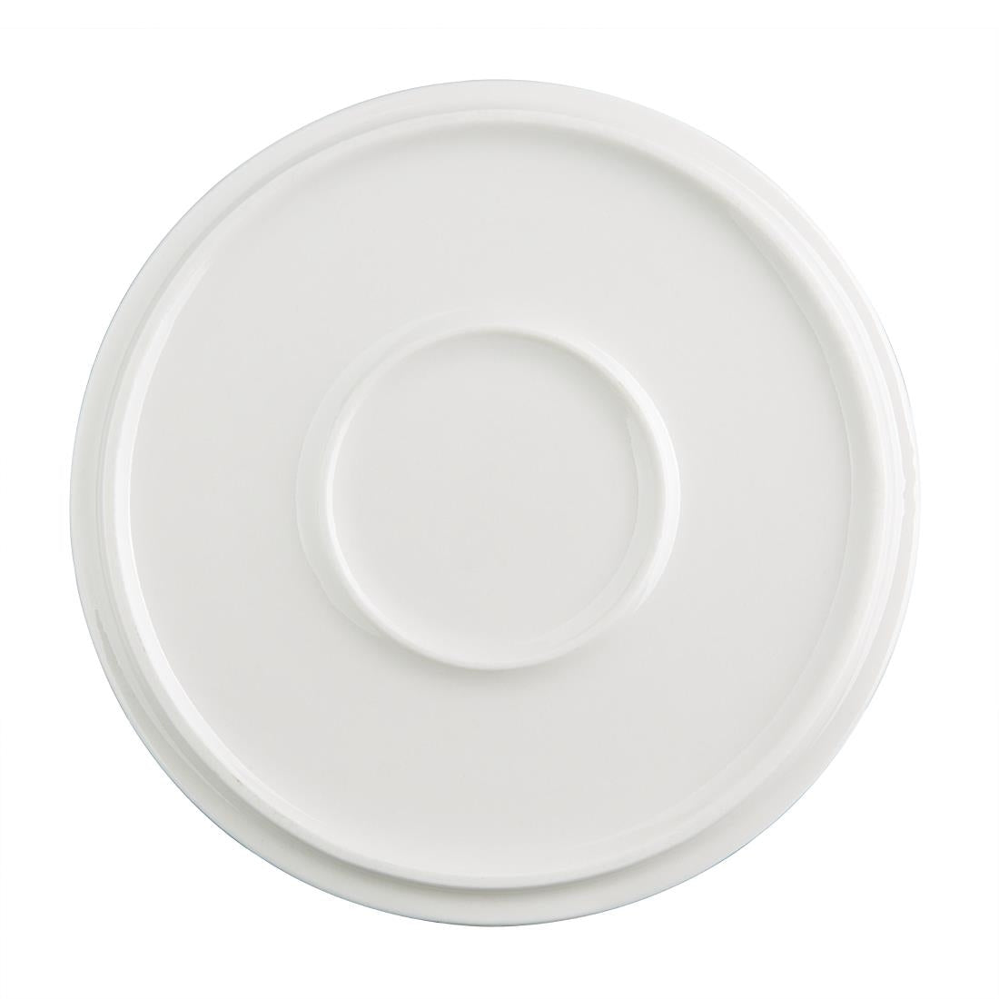 Olympia Fondant Saucers Pink 155mm (6 Pack)