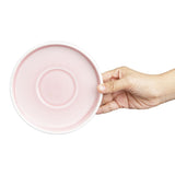 Olympia Fondant Saucers Pink 155mm (6 Pack)