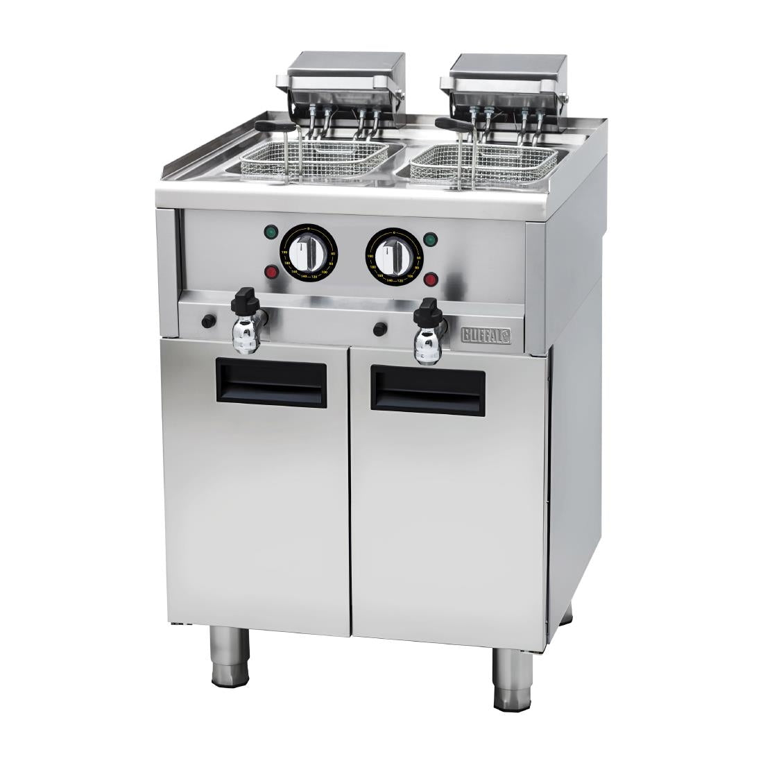 Buffalo 600 Series Twin Tank Electric Fryer 2 x 8Ltr