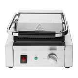 Buffalo Bistro Ribbed Contact Grill
