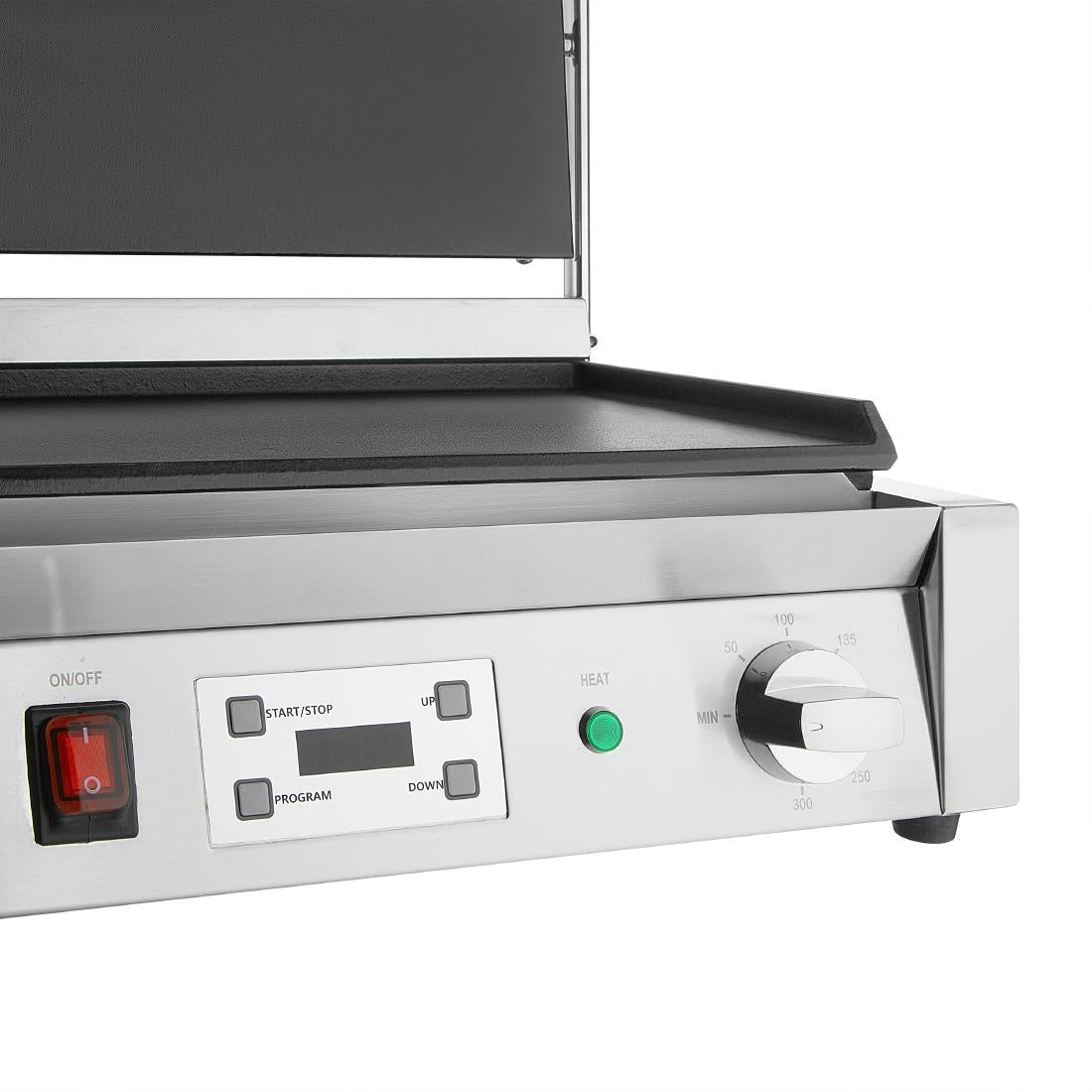 Buffalo Extra Large Contact Grill Single Flat Plate