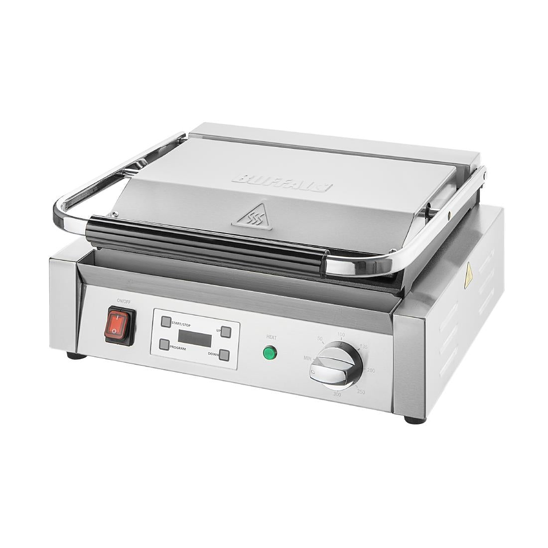 Buffalo Extra Large Contact Grill Ribbed & Flat Plate