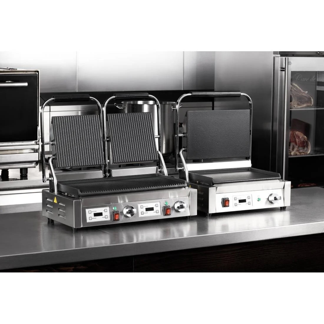 Buffalo Extra Large Contact Grill Single Flat Plate
