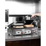 Buffalo Double Contact Grill Ribbed Plates