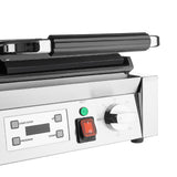 Buffalo Double Contact Grill Flat Left/Ribbed Right Plate