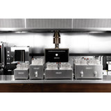 Buffalo Countertop Electric Fryer with Timer 8Ltr