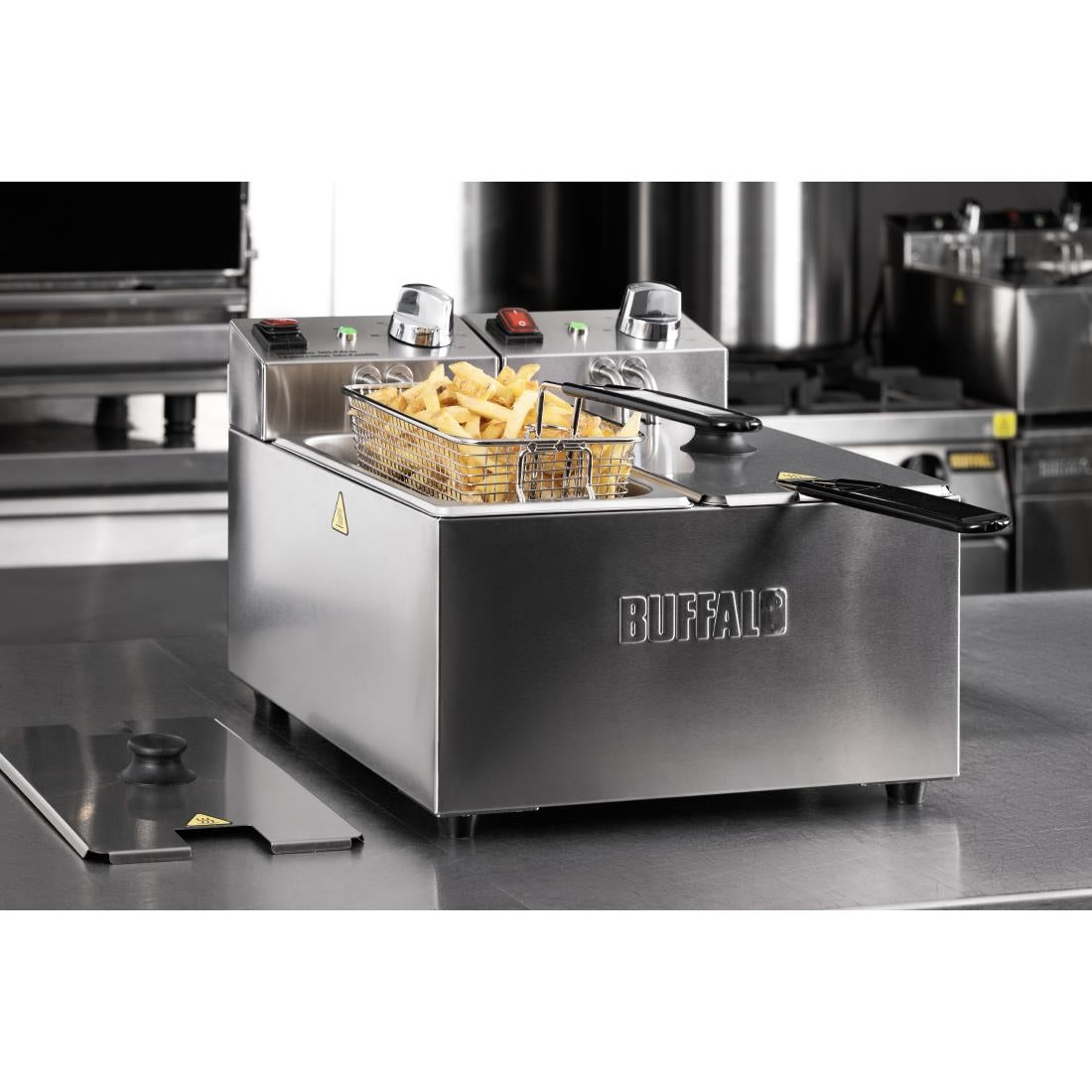 Buffalo Countertop Electric Fryer 2x3Ltr