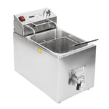 Buffalo Countertop Electric Fryer with Timer 8Ltr