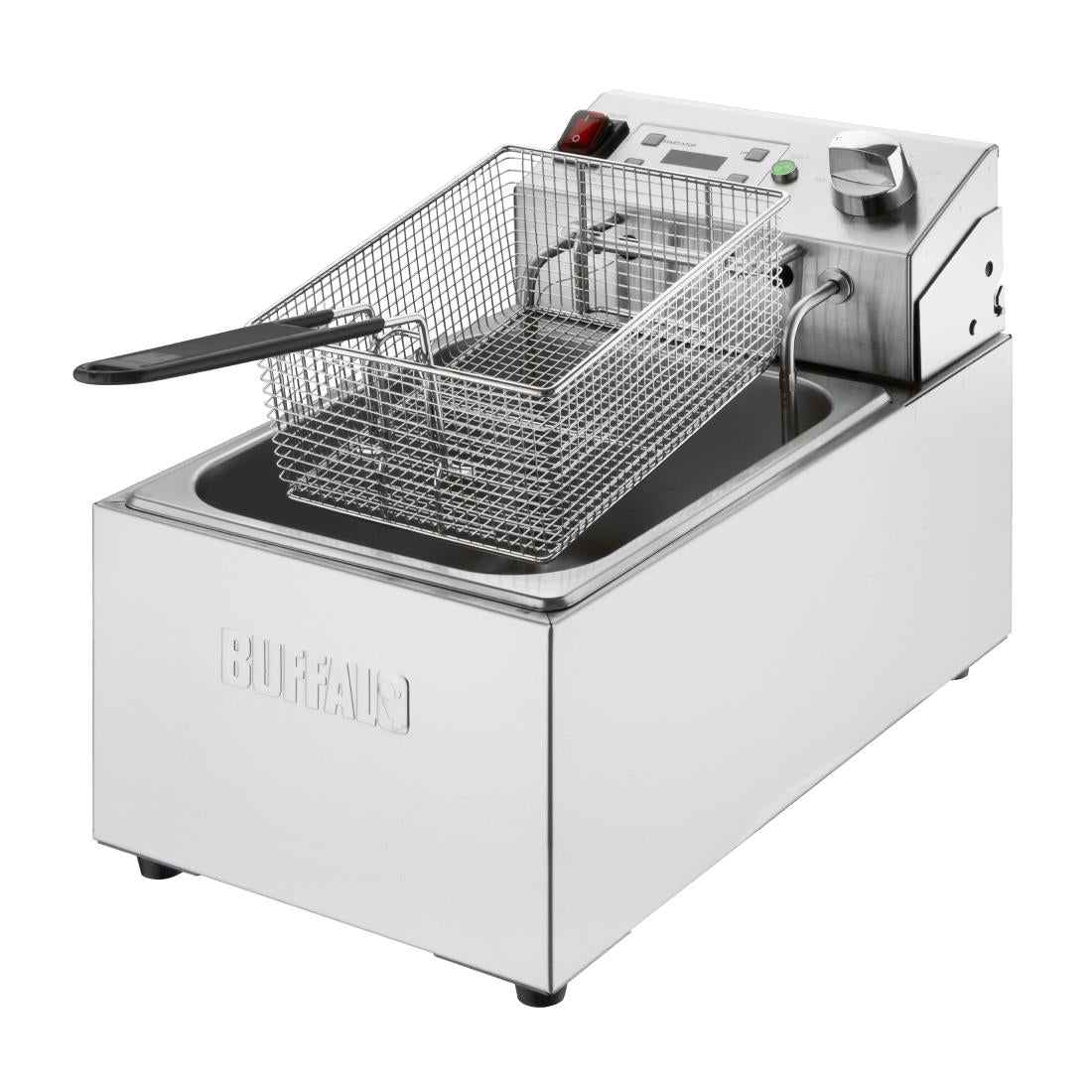Buffalo Countertop Electric Fryer with Timer 5Ltr