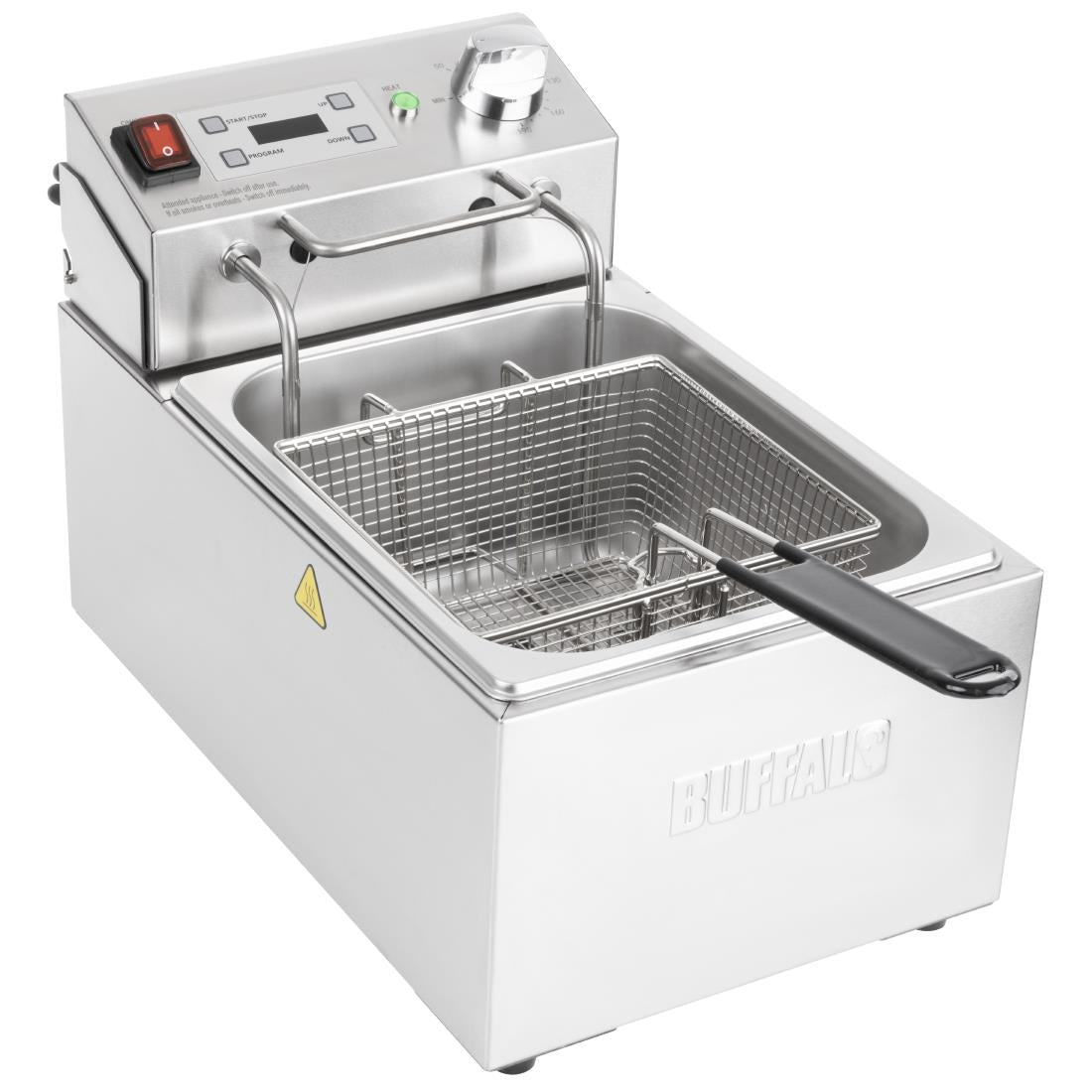Buffalo Countertop Electric Fryer with Timer 5Ltr