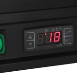 Polar C-Series Countertop Display Fridge Black 100Ltr