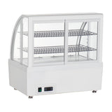 Polar C-Series Countertop Display Fridge White 100Ltr