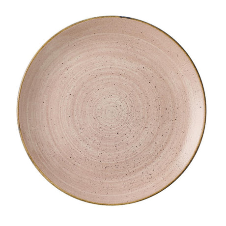 Churchill Stonecast Raw Terracotta Evolve Coupe Plates 260mm (12 Pack)