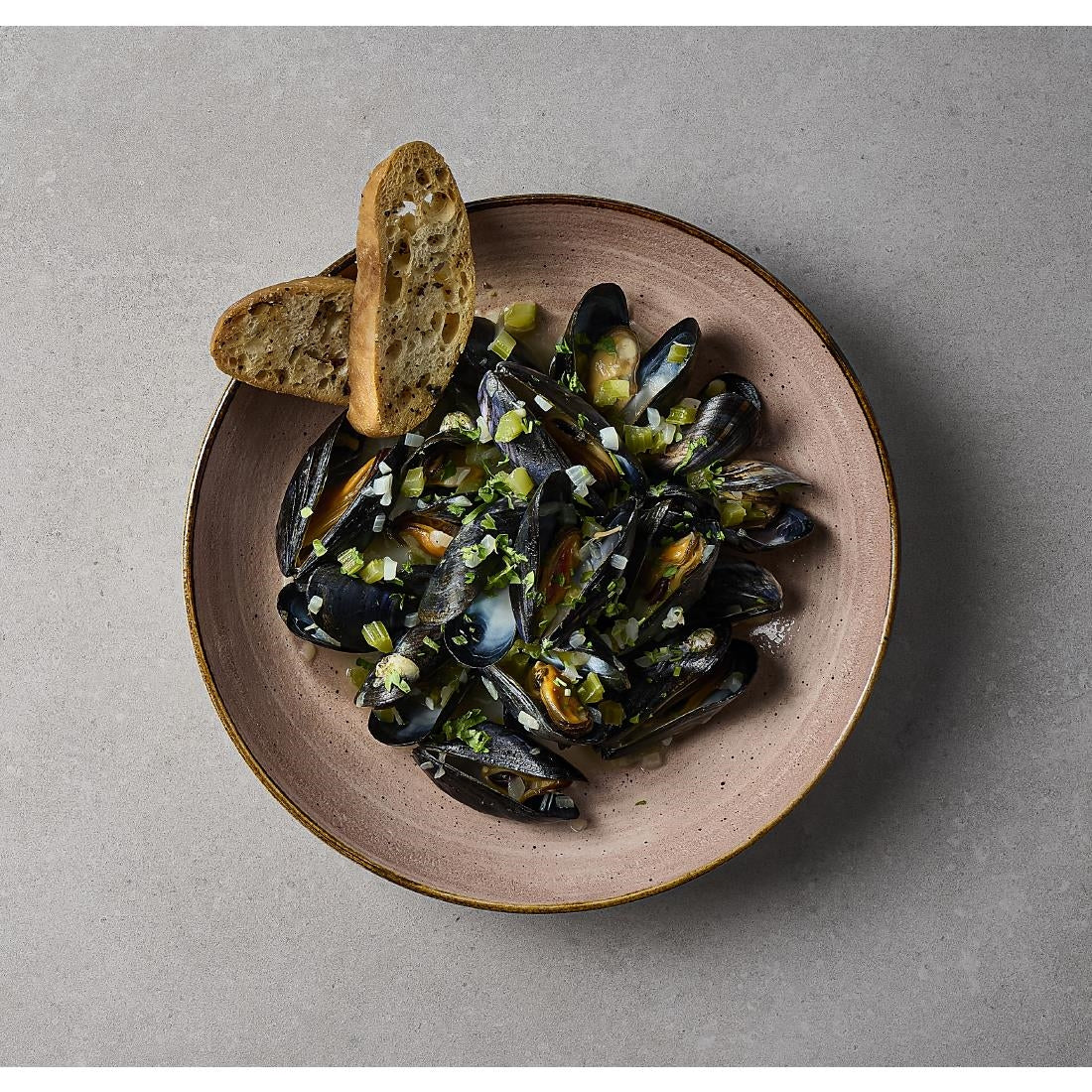 Churchill Stonecast Raw Terracotta Evolve Coupe Bowls 248mm (12 Pack)