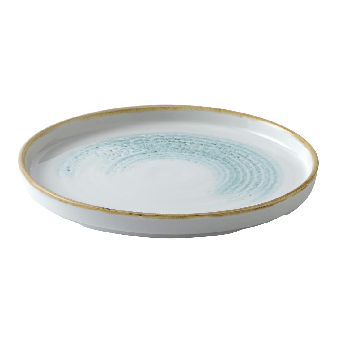 Churchill Homespun Accents Aquamarine Walled Plates 220mm (6 Pack)