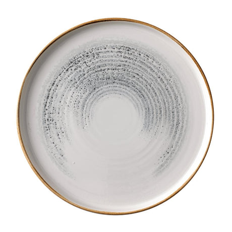 Churchill Homespun Accents Walled Plates Jasper Grey 260mm (6 Pack)