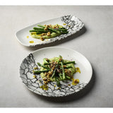 Churchill Kintsugi Accents Quartz Black Evolve Coupe Plates 165mm (12 Pack)