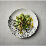 Churchill Kintsugi Accents Quartz Black Evolve Coupe Plates 165mm (12 Pack)