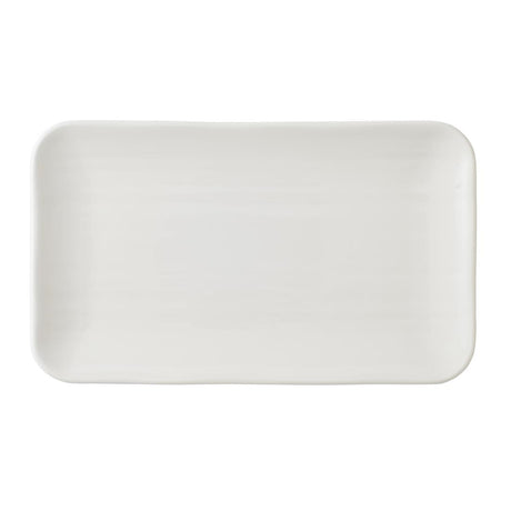 Dudson Harvest Organic Rectangular Plates Norse White 270x160mm (12 Pack)