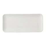 Dudson Harvest Norse White Organic Coupe Rect Platter 350 x 159mm (6 Pack)