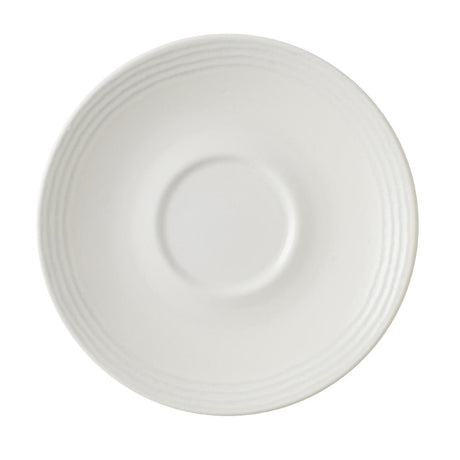 Dudson Harvest Norse White Cappuccino Saucers 159mm (12 Pack)