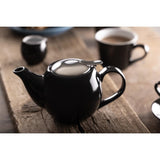 Olympia Cafe Milk Jug Black - 70ml 2.36fl oz (6 Pack)