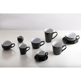 Olympia Cafe Espresso Saucers Black 116mm (12 Pack)