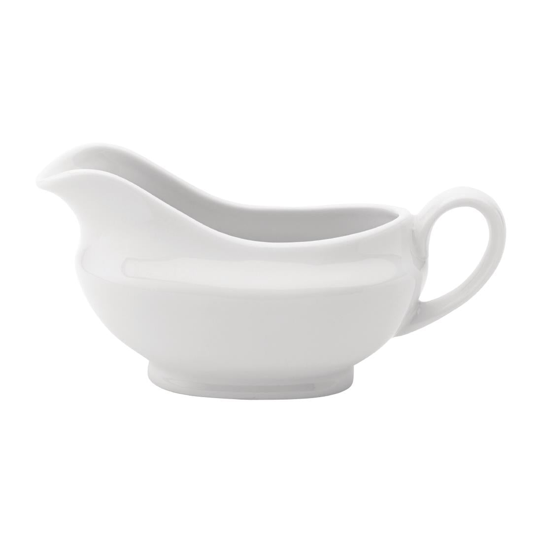 Utopia Titan Traditional Sauce Boats White 110ml (6 Pack)