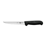 Victorinox Fibrox Straight Boning Knife Black 15cm