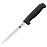 Victorinox Fibrox Curved Narrow Flexible Boning Knife Black 15cm