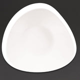 Churchill Lotus Triangular Shallow Bowls White 238mm (12 Pack)