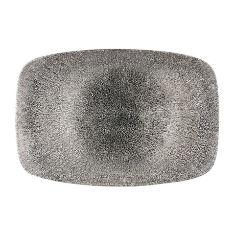 Churchill Studio Prints Raku Rectangular Plates Quartz Black 245 x 355mm (6 Pack)
